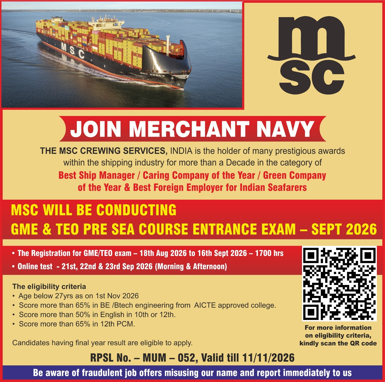 MSC Merchant Navy